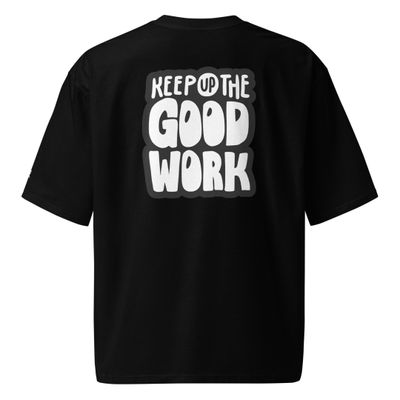 Good Vibes - Drop Shoulder Tee - Black_img_3