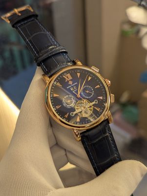 Patek Auto Belt RG Case Blue Belt Blue Dial_img_0