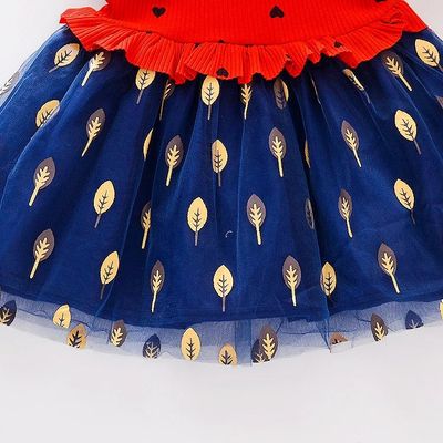 Kids Girls Cherry Love Print Short Sleeve Princess Dress (6 months to 7 years)_img_8