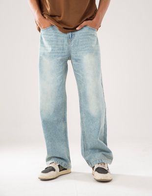VINTAGE BAGGY FITTED LITE BLUE JEANS PANT_img_0