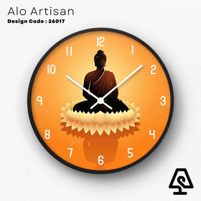 Peaceful Buddha Spiritual Theme Wall Clock_img_0
