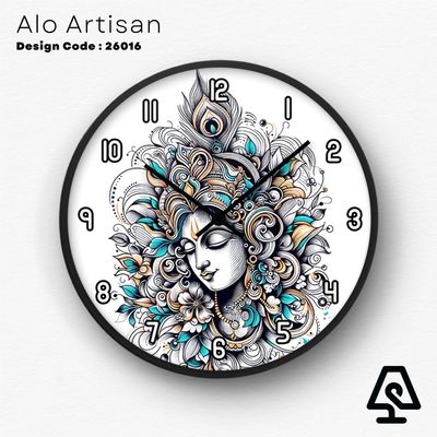 Peacock Theme Wall Clock_img_0