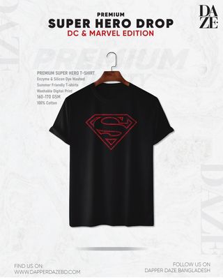 SH0113 Super Hero Superman T-shirt_img_0