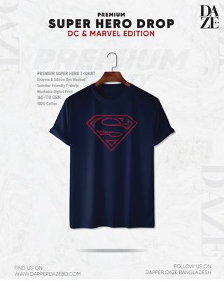 SH0116 Super Hero Superman T-shirt_img_0