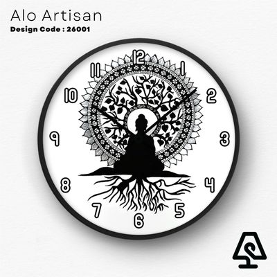 Mandala Harmony Theme Wall Clock_img_0