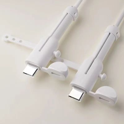 New data cable protective cover multifunctional three-in-one with cover Apple Android universal data cable protection storage_img_0