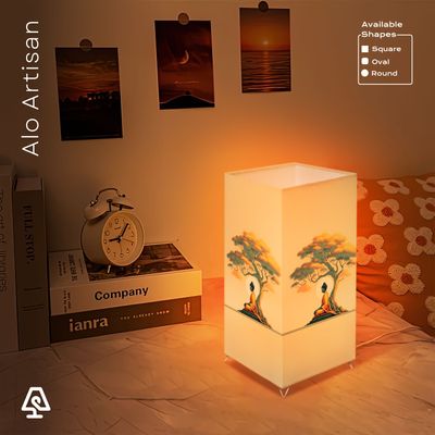 Buddha Moon Tree Theme Table Lamp_img_1