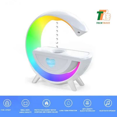 Anti-Gravity Water Drop Humidifier & Bluetooth Speaker with LED Atmosphere Light_img_1
