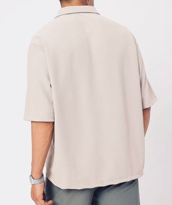 knit stripped open neck polo_img_2