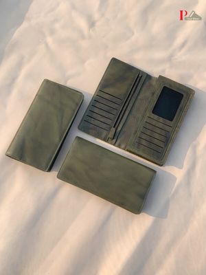 Premium Olive Zipper Wallet_img_0
