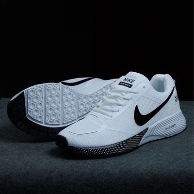 Nike Zoom Sneakers Sports Shoe For Men - White_img_1