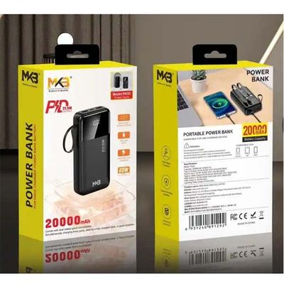 MKB PK52 PD 22.5W 20000mah Power Bank with extra Holder_img_3