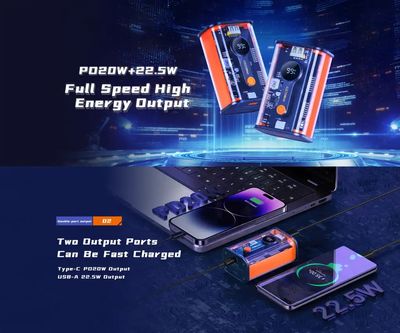 RECCI RPB-P35 Mars Series 10000mAh 22.5W Fast Charging Power Bank_img_3