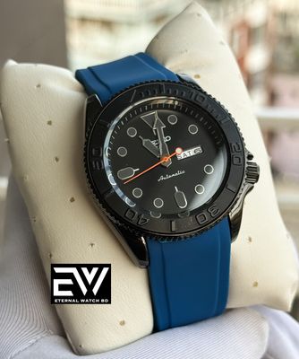 SEIKO BLUE BELT BLACK DIAL NATO FREE_img_1