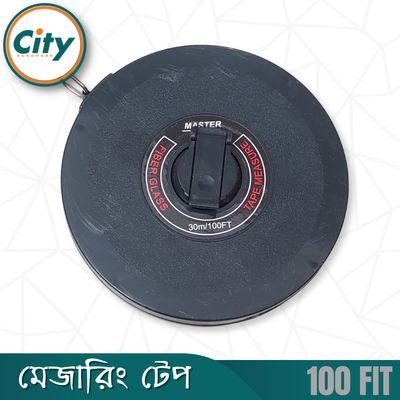 ৩০ মিটার পরিমাপক টেপ ১০০ ফুট ফিতা টেপ ফাইবার পিভিসি টেপ_img_1