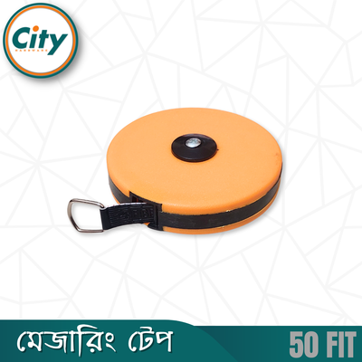 প্রিমিয়াম কুয়ালিটি ১৫ মিটার পরিমাপক টেপ ৫০ ফুট ফিতা টেপ ফাইবার পিভিসি টেপ_img_3