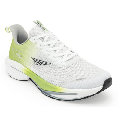 Red Tape ETPU Athleisure Shoes For Men - Lime and White_img_5