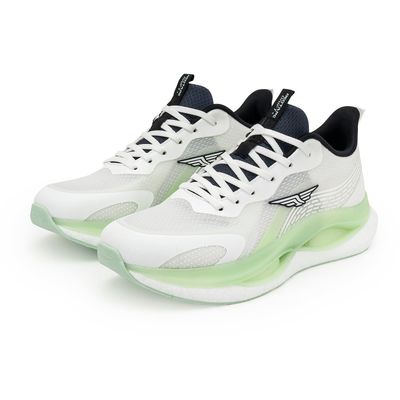 Red Tape Mesh Athleisure Sport Shoes for Men- White & Neon_img_6