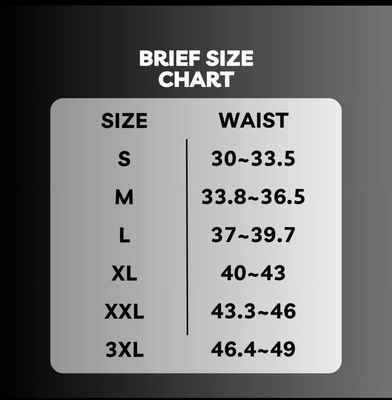 3pc Men's Cotton Briefs (Size 30~49) - Premium Comfort Underwear_img_4