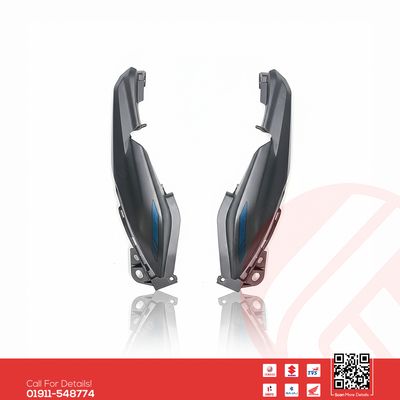 Back panel for Yamaha FZS V3 (Mat Grey) bike._img_0