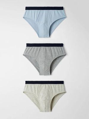 3pc Men's Cotton Briefs (Size 30~49) - Premium Comfort Underwear_img_1