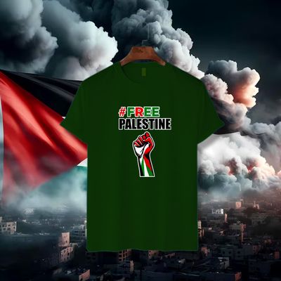 Free Palestine Cotton T-shirt_img_3