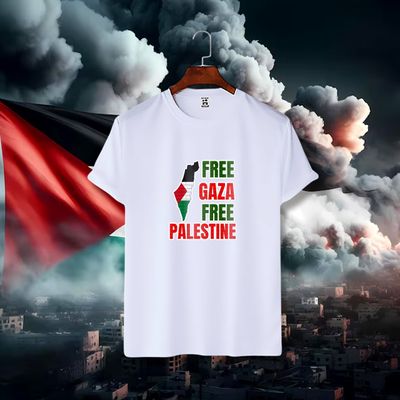 Free Palestine Cotton T-shirt_img_10