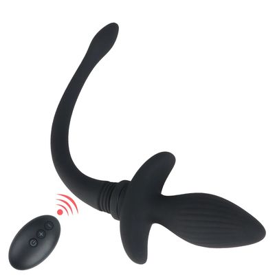 7 Modes Prostate Massager Dog Tail Vibrator Anal Plug G-spot Stimulator SM Bondage Women Men Gay Adult Sex Toys Sex Games_img_0