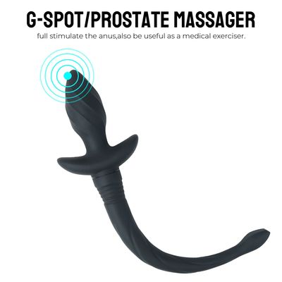 7 Modes Prostate Massager Dog Tail Vibrator Anal Plug G-spot Stimulator SM Bondage Women Men Gay Adult Sex Toys Sex Games_img_5