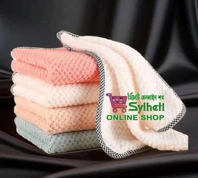 Kitchen Pineapple Cleaning Cloth Coral Fleece Washing Bowl Cloth_img_4