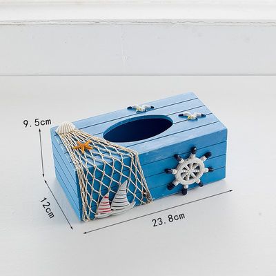 Beach Theme Wooden Tissue Box_img_0