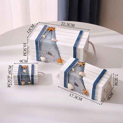 Sea Ocean Theme 3in1 Wooden Storage Box_img_2