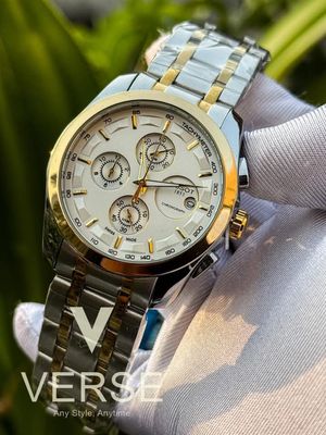 Tissot chain chrono two tone white dial_img_0
