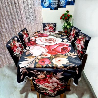 3D Digital Printed Dining Chair Table Cover_img_12