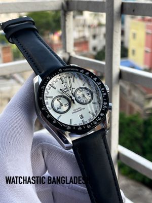 Omega Speedmaster Dark Blue Belt White Dial_img_0