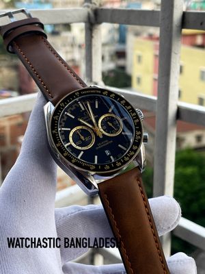 Omega Speedmaster Mustard Belt Black Dial Yellow Hand_img_0