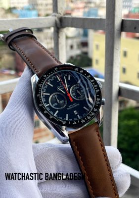 Omega Speedmaster Mustard Belt Black Dial Orange Hand_img_0