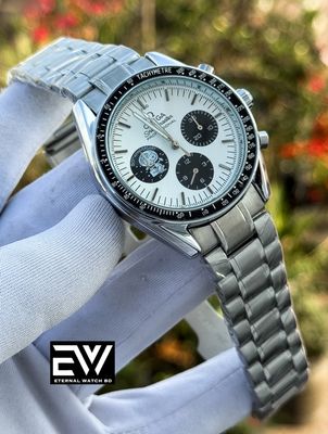OMEGA SEAMASTER SILVER CHAIN WHITE DIAL BLACK SUB_img_0