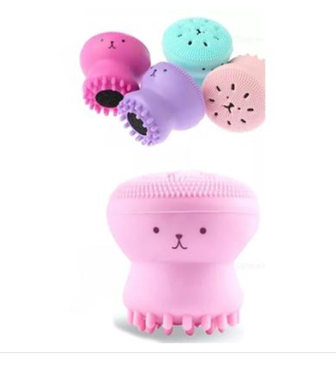Limpidor Facial Octopus Shape Deep Pore Exfoliating Cleansing Face Brush Silicone Facial Cleaning Brush for Skin Care-_img_1