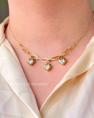 Three stone love pendant neckpiece_img_0