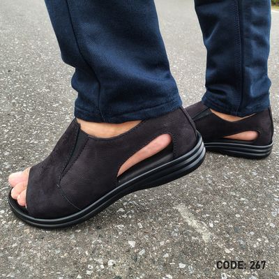Genuine Cow Leather Casual Sandal for Men's- 267_img_1