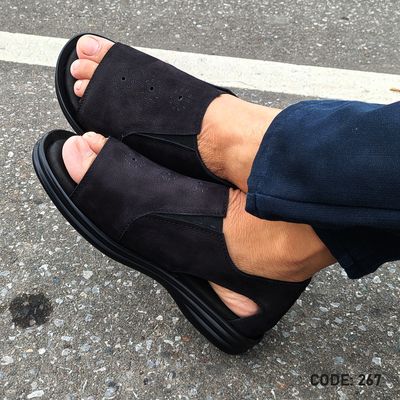 Genuine Cow Leather Casual Sandal for Men's- 267_img_2