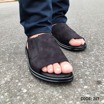 Genuine Cow Leather Casual Sandal for Men's- 267_img_5