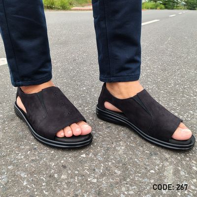 Genuine Cow Leather Casual Sandal for Men's- 267_img_4