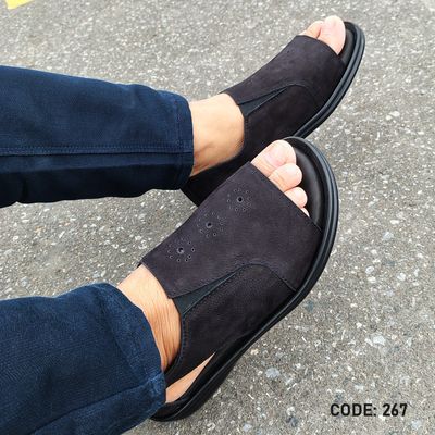 Genuine Cow Leather Casual Sandal for Men's- 267_img_6