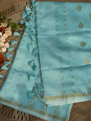 Handloom Tangail jamdani Motif Saree_img_5