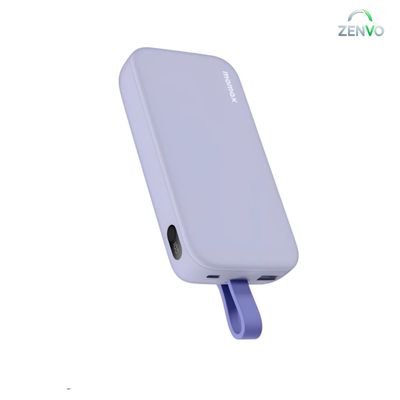 Momax PD5 20,000mAh 22.5W Power Bank with Type-C Cable – Purple_img_0
