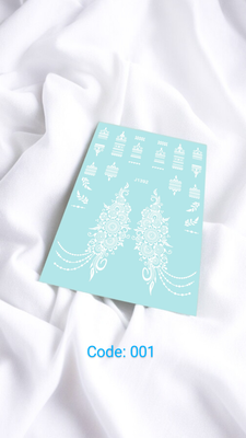 White Henna Tattoo (Code: 001)_img_1