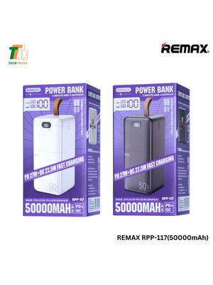 Remax RPP-117 Piloteer Series 50000mAh 27W Fast Charging Power Bank_img_1