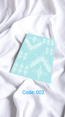 White Henna Tattoo (Code: 002)_img_1